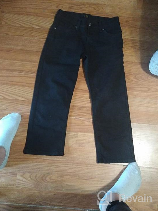 img 1 attached to Lee Boy Proof Straight Fit Straight Leg Denim Jeans review by Jeff Olson