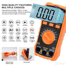 img 2 attached to Ruoshui Auto Ranging Digital Multimeter