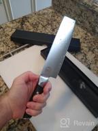 img 1 attached to Kitory Utility Knife, 5 Inch Fine-Edge Kitchen Knife, Sharp German High Carbon Stainless Steel, Full Tang Pakkawood Handle With Gift Box - Metadrop Series review by Matt Pavelko