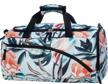 ondine lotus travel duffle bag for women - large 61l weekend bag with shoe compartment, waterproof sports backpack for football, and overnight trips - cotey 25 logo