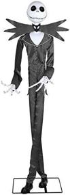 img 1 attached to Spooky & Captivating: Gemmy'S Animated Jack Skellington Halloween Prop (6'4 Tall)