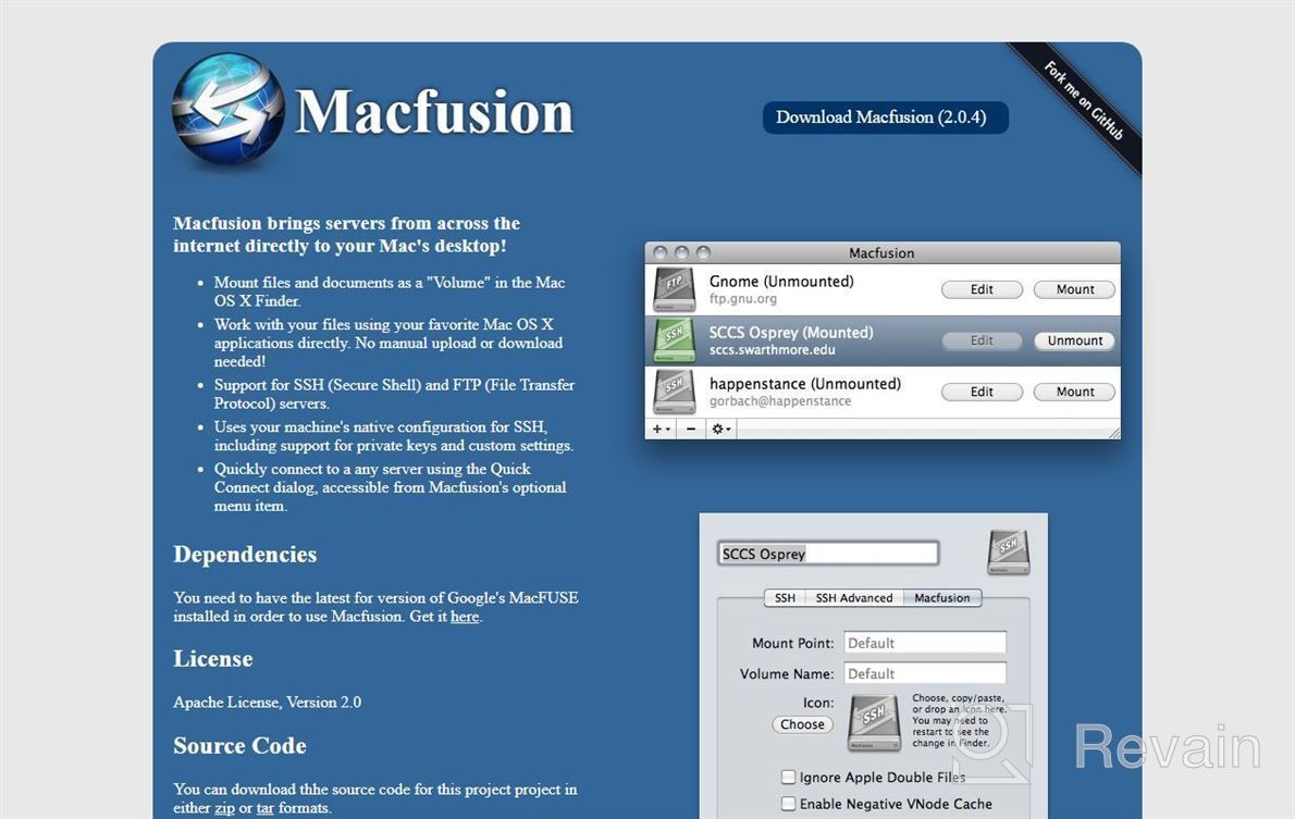 img 1 attached to Macfusion review by James Crofton