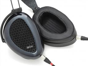 img 2 attached to Audiophile-Grade DROP + Dan Clark Audio Aeon Open X Planar Magnetic Headphones - Blue/Black