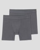 men's terramar silkskins 6-inch boxer briefs for enhanced comfort and durability logo