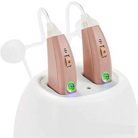 img 4 attached to Наслаждайтесь кристально чистым звуком с перезаряжаемыми слуховыми аппаратами Vivtone Pro20 для пожилых людей и взрослых