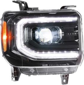 img 1 attached to Morimoto XB LED Headlight Housing Upgrade, Fits 2014-2018 GMC Sierra, Plug And Play Replacement, DOT Approved LED Assembly With Switchback Sequential Turn Signals Pair Of Headlights (LF544)