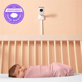 img 1 attached to Miku Smart Baby Monitor - Approved for HSA/FSA - Real-Time Breathing & Movement Monitor - Sleep Tracking & HD Video - Two-Way Talk, Night Vision, Audio, Sound, Humidity & Temperature Monitoring