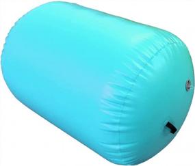 img 4 attached to DOBESTS Inflatable Gymnastic Mat: Ultimate Air Track Tumbling Mat With Electric Air Pump And Multiple Sizes To Choose From!