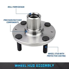 img 3 attached to 🔧 Bodeman Front Wheel Hub and Bearing Assembly Repair Kit for Various Toyota Models (2003-2018 Corolla, 2003-2008 Matrix, 2009-2013 Matrix 1.8L Base, 2000-2005 Celica) - High-Quality Replacement Parts