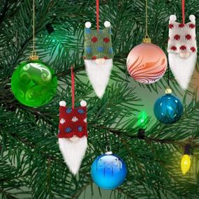 img 1 attached to Add Festive Fun To Your Tree With YZHI Handmade Gnome Christmas Ornaments - Perfect As Gifts And Decorations For 2021!