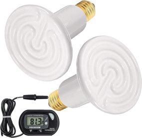 img 4 attached to WUHOSTAM Ceramic Digital Thermometer Infrared Aquarium Reptiles & Amphibians