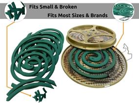 img 3 attached to 2-Pack Portable Mosquito Coil Holders - Perfect For Outdoor Use, Pool Side, Patio, Deck, Camping & Hiking!