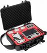 dji mini 3/mini 3 pro waterproof hard carrying case accessories storage box for rc drone logo