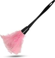 feather dusters turkey duster 14inches（pink） logo