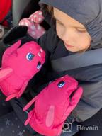 img 1 attached to Warm and Cozy Ski Gloves 🧤 for Toddlers - Perfect for Winter Outdoor Activities! review by Mark Perry