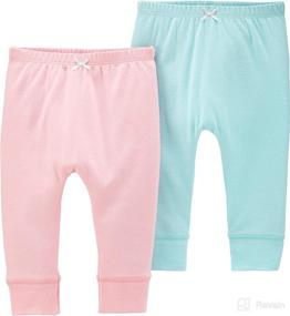 img 2 attached to Carters Girls 2 Pack Heather Months Apparel & Accessories Baby Girls best in Clothing