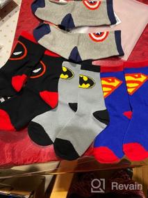 img 8 attached to Веселые и удобные детские носки с мультяшным дизайном для 3-6-летних – Супермен, Человек-паук, Бэтмен, Флэш!