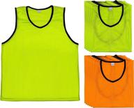12pcs taktzeit mesh sport pinnies scrimmage vest soccer jerseys for teens adults multiple sports logo