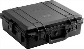 img 4 attached to Regetek Waterproof Hard Case, 21.85" X 18.11" X 7.08" Multi-Purpose Protective Case With Customizable Pick And Pluck Foam For Pistol, Shotgun Hand Gun, Camera, Camcorder Drone, IP67, Shockproof