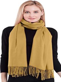 img 1 attached to 100 Cashmere Shawl Nepal Apparel Women's Accessories