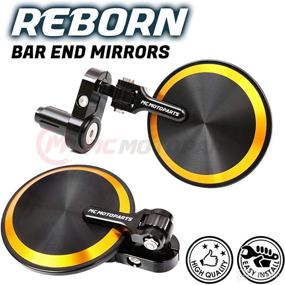 img 1 attached to Gold Reborn Mirrors Honda Motorcycles