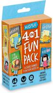 entertain your kids with hoyle's 6 in 1 fun pack of card games for ages 3 & up - memory, go fish, crazy eights, old maid, matching, and slap jack! logo