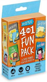 img 4 attached to Entertain Your Kids With Hoyle'S 6 In 1 Fun Pack Of Card Games For Ages 3 & Up - Memory, Go Fish, Crazy Eights, Old Maid, Matching, And Slap Jack!