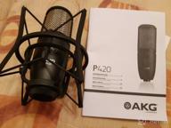 img 3 attached to AKG Pro Audio P420 Dual Capsule Condenser Microphone - Black: Superior sound recording performance review by Vanchay Sangkeaw Ice ᠌