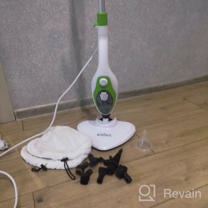 img 1 attached to Steam cleaner Kitfort KT-1004-2, green/white review by Wiktor Paul ᠌