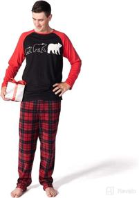 img 2 attached to 🐻 JumpOff Jo - Bear Christmas Matching Family Pajamas Set in Sizes: Infant to Adult 2XL