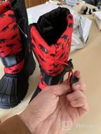 img 1 attached to Cute And Waterproof Snow Boots For Kids: CIOR Boys & Girls Winter Outdoor Boots With Fur Lining review by Sally Reynolds