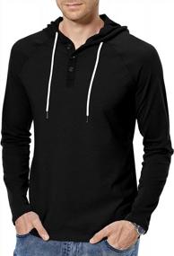 img 2 attached to Stay Comfortable & Fashionable With Aimeilgot Men'S Casual Hoodies For Gym & Workout
