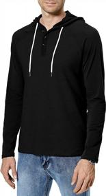 img 1 attached to Stay Comfortable & Fashionable With Aimeilgot Men'S Casual Hoodies For Gym & Workout