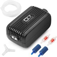 🐠 ultra silent aquarium air pump with dual outlet & adjustable valve - for up to 80 gallon tank logo