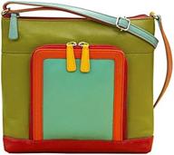 ili new york leather organizer women's handbags & wallets via crossbody bags логотип