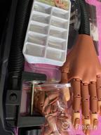 img 1 attached to Flexible And Moveable Nail Training Hand Kit For Acrylic Nails - Includes Mannequin Hand, Fake Nail Tips, Nail Files, And Clippers review by Thomas Drew