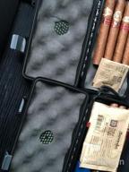 img 1 attached to Xikar 210Xi: The Ultimate Black Cigar Travel Carrying Case With Watertight And Crushproof Protection For 10 Cigars And Humidification review by Dennis Wood