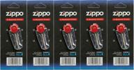 30 zippo® flints packs each logo