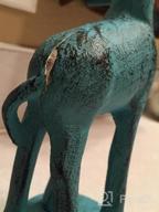 img 1 attached to Paper Towel Holder Or Free Standing Toilet Paper Holder- Cast Iron Giraffe Paper Holder - Bathroom Toilet Paper Holder Or Stand Up Paper Towel Holder - Rustic Cooper W/ Vintage Finish By Comfify review by Bobby Inappropriate