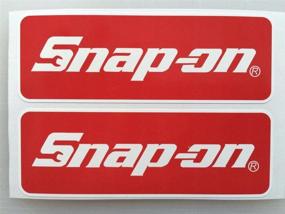 img 1 attached to 🔧 Enhance Your Tools with 2 Snap-On Tools Badge Die Cut Decals: A Must-Have for Tool Enthusiasts!