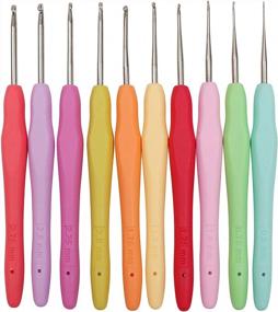 img 3 attached to Ergonomic Lace Crochet Hook Set For Fine Thread Crafts - 10 Small Hooks (0.5~2.75Mm)