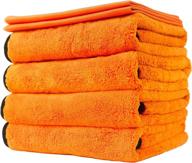 🧽 tiikeri super microfiber towels 6pcs: ultimate cleaning power for cars, polishing, and window cleaning - multi-purpose use and supplies logo