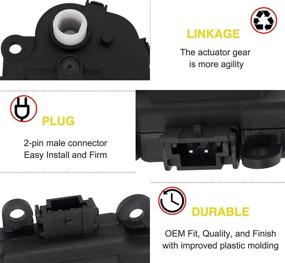 img 2 attached to 🔧 Replacement HVAC Blend Air Door Actuator Set for Chevy Impala 2004-2013 - Improve Heater Temperature Control with 604-108, 15-74122