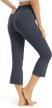 women's bootcut golf capris with pockets and drawstring - ideal for yoga, casual wear, and golfing - g4free logo