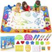 magical water doodle mat for kids - educational painting and writing toy for ages 2-7 - perfect toddler gift logo