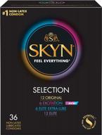 36 презервативов skyn без латекса: элитные, оригинальные, возбуждающие и с дополнительной смазкой! логотип