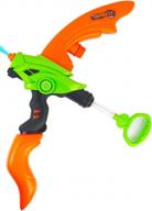 toysery 2 in 1 bow and arrow water gun - water guns for kids - learn to target safely, shooting without darts - gifts for boys girls children summer swimming pool beach sand outdoor water fighting logo