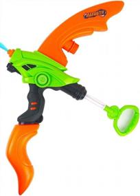 img 4 attached to Toysery 2 In 1 Bow And Arrow Water Gun - Water Guns For Kids - Learn To Target Safely, Shooting Without Darts - Gifts For Boys Girls Children Summer Swimming Pool Beach Sand Outdoor Water Fighting
