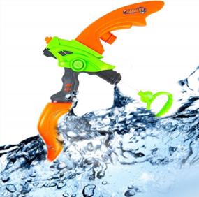 img 3 attached to Toysery 2 In 1 Bow And Arrow Water Gun - Water Guns For Kids - Learn To Target Safely, Shooting Without Darts - Gifts For Boys Girls Children Summer Swimming Pool Beach Sand Outdoor Water Fighting