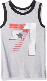 img 1 attached to Exclusive Amazon Sleeveless Ringer Tank Top With Logo For Boys - Ideal For Beginners